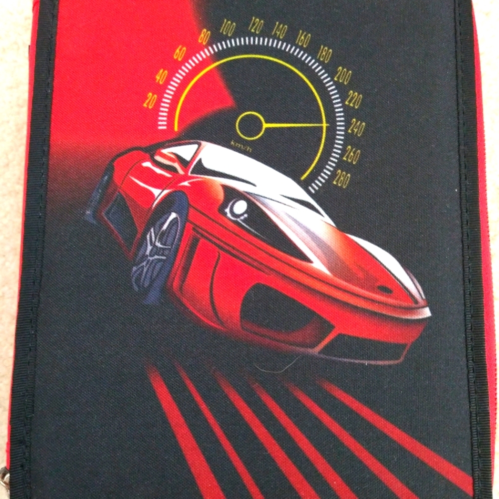 Stationary, math set, colored pencils, markers